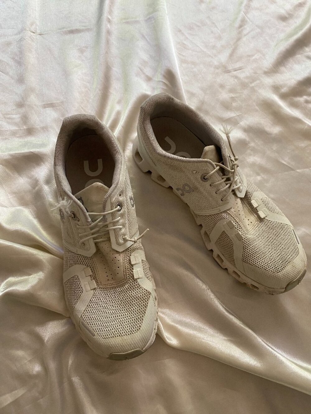 Women's On Cloud 5 Running Shoes Pearl White Size 8